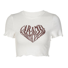 Caramel Macchiato Crop Top
