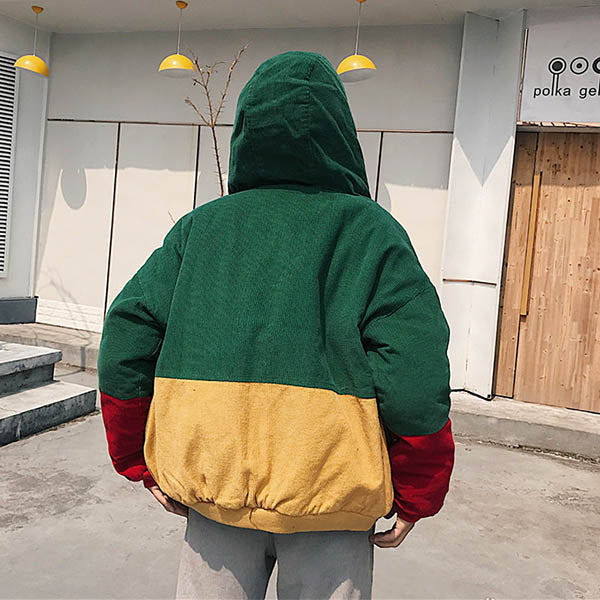 90s Kids Corduroy Hooded Jacket