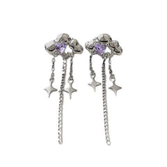 Grunge Aesthetic Cloud Earrings