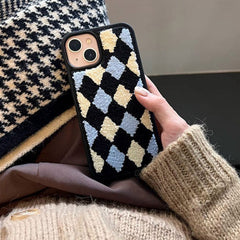 High School Fuzzy iPhone Case