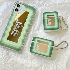 I Will Stay AirPods Case