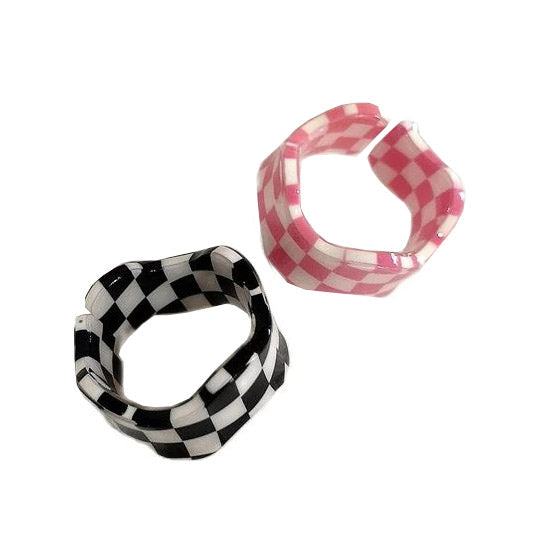 Indie Kid Checker Ring – OBEEY