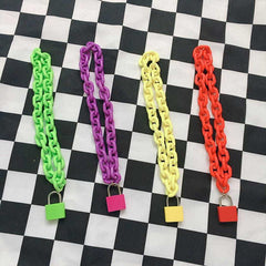 Neon Chain Necklace