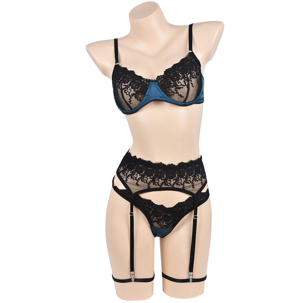 Sexy Lace Trim Lingerie Set