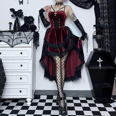 Slim-fit halter neck tie waist dress