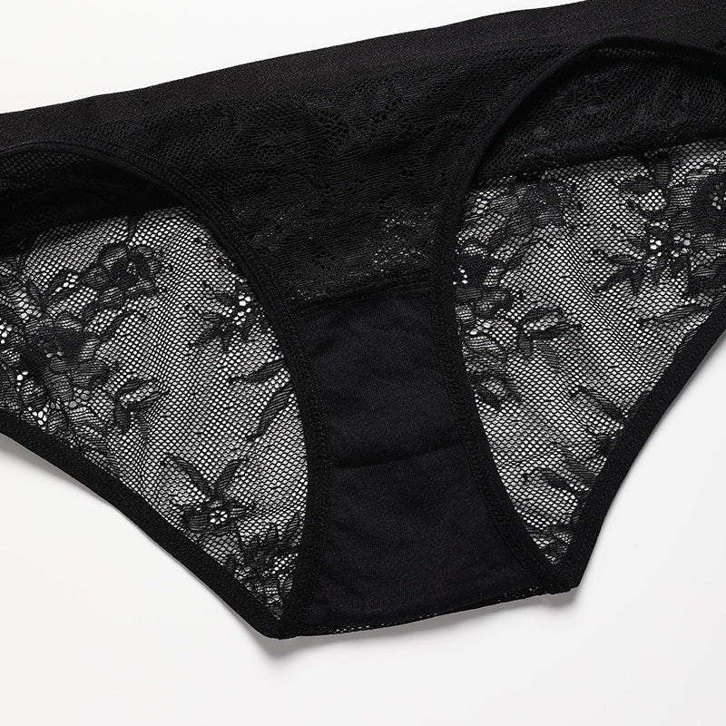 Sexy Spitzen-Dessous-Set, ultradünn, transparent