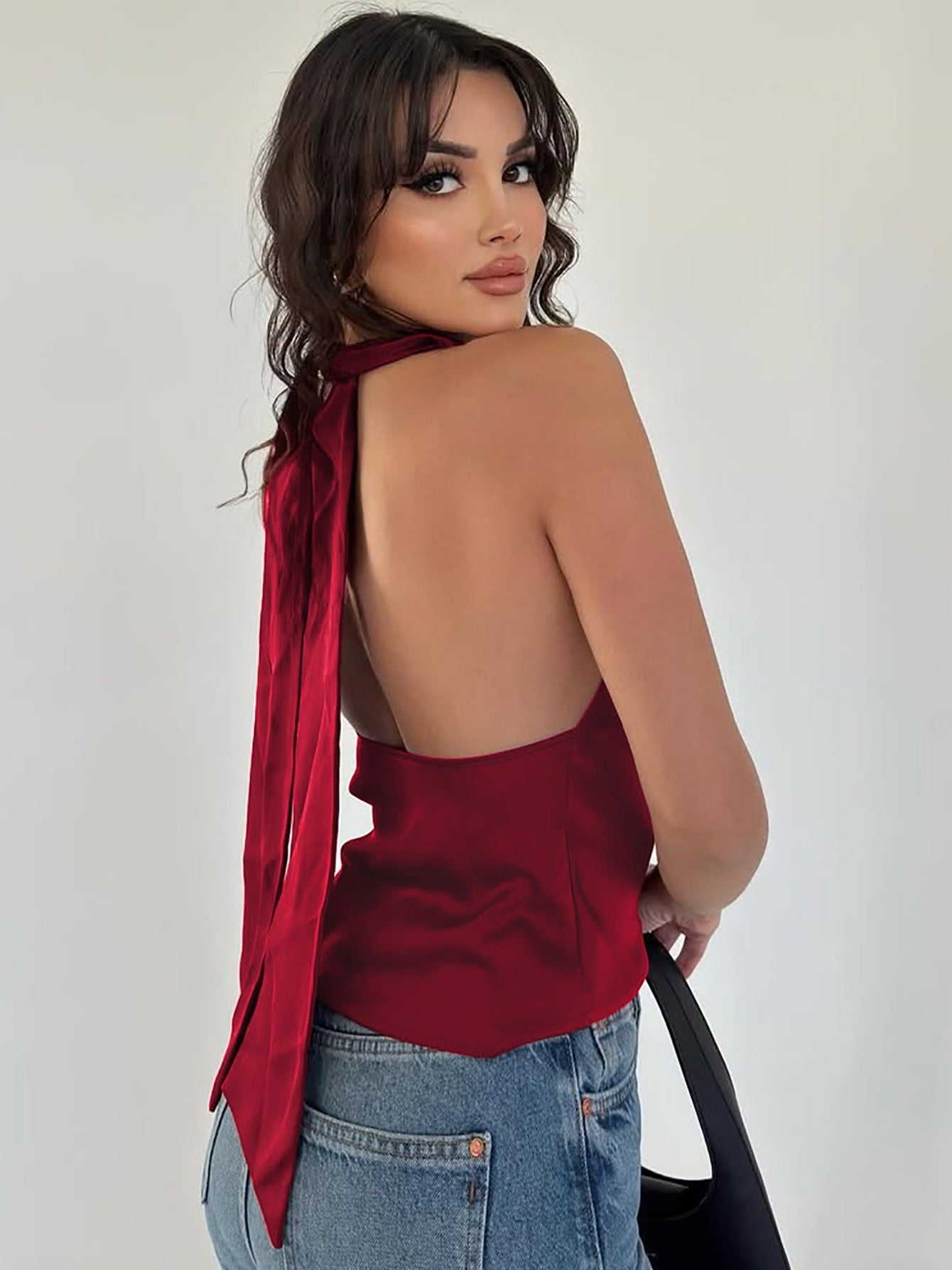 Backless Fit Bandeau Top