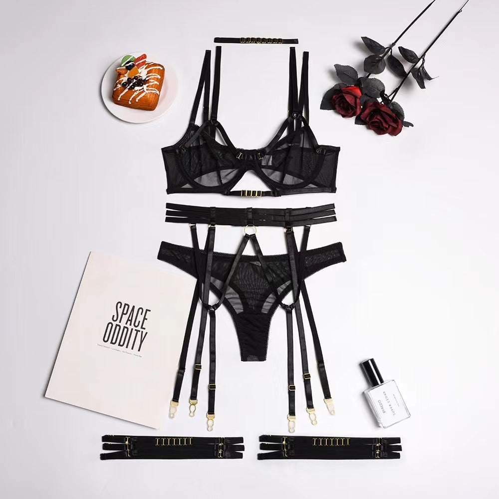 New Sexy Translucent Lingerie Set