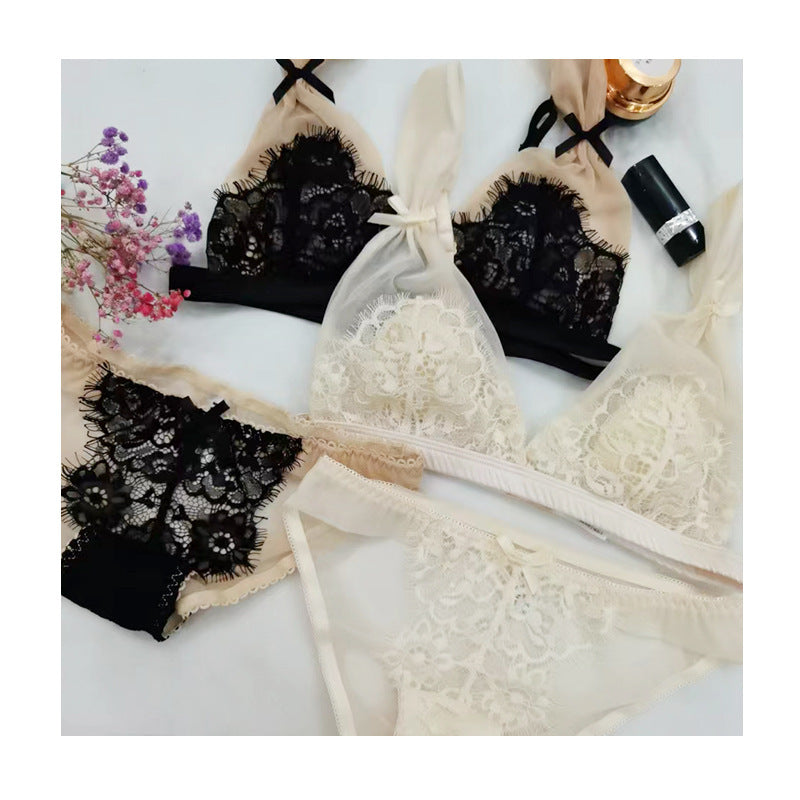 Thin Breathable Sexy Lace Lingerie Set