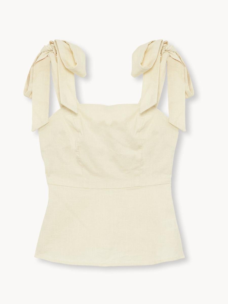 Tie Up A Backless Ultra-Short Top