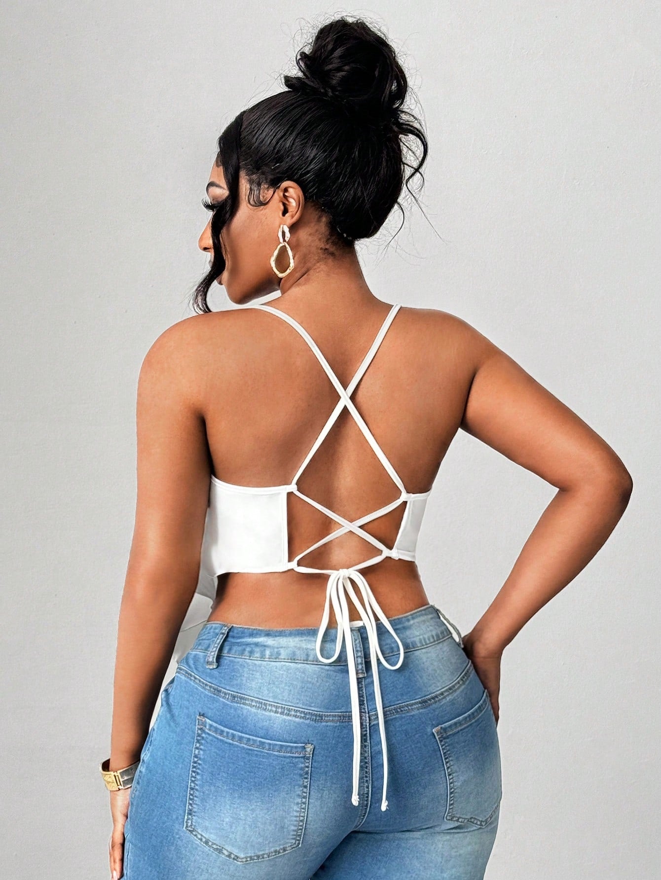 Summer Backless Sleeveless Top