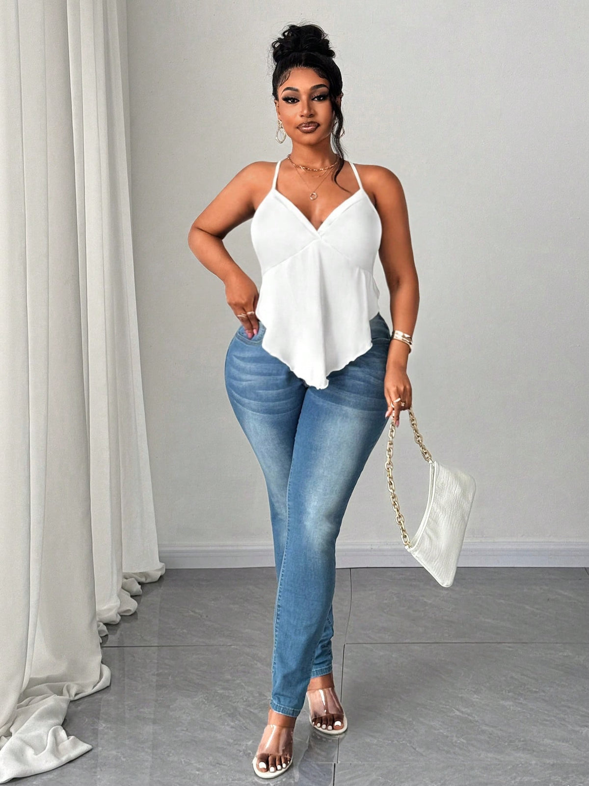 Summer Backless Sleeveless Top