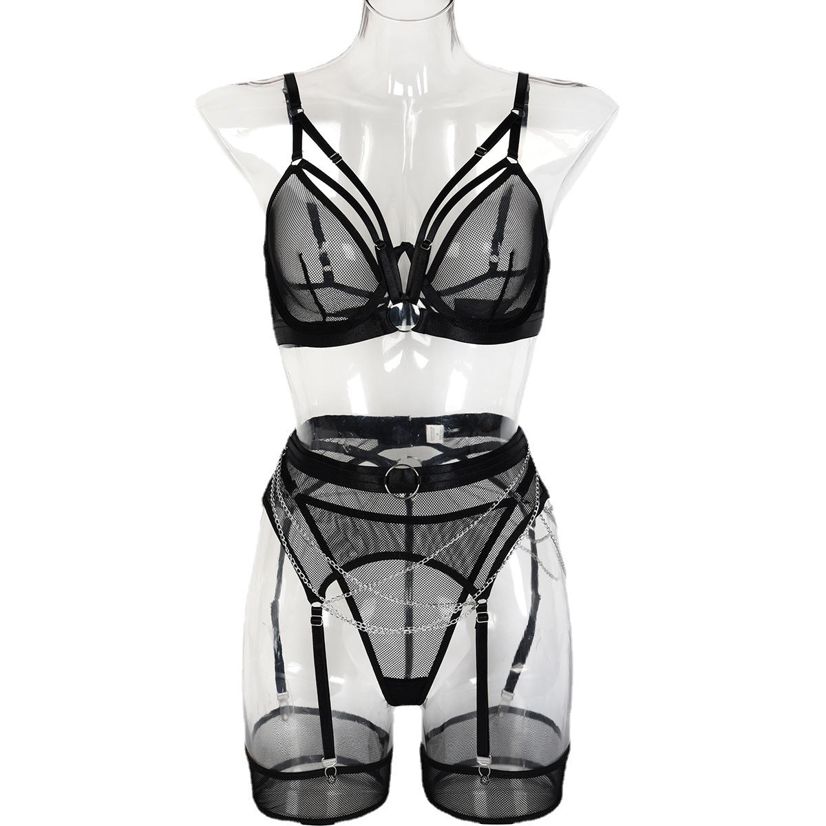 New Mesh Chain Sexy Lingerie Set