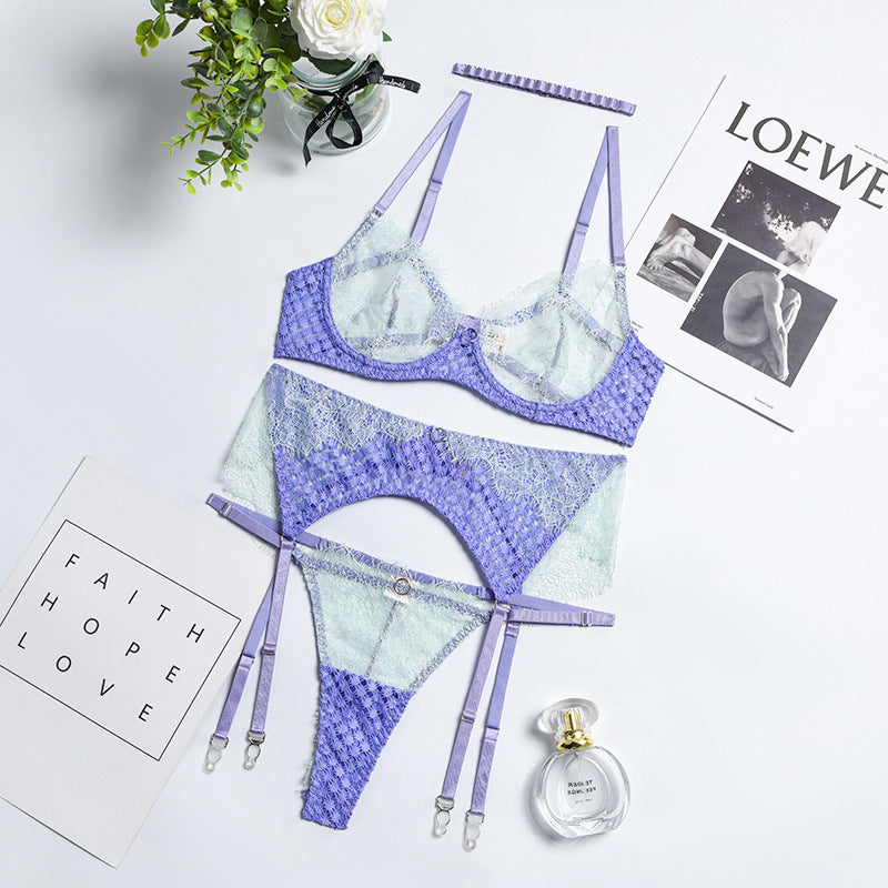 Sexy Dessous-Set mit transparenter Spitze und Perspektive