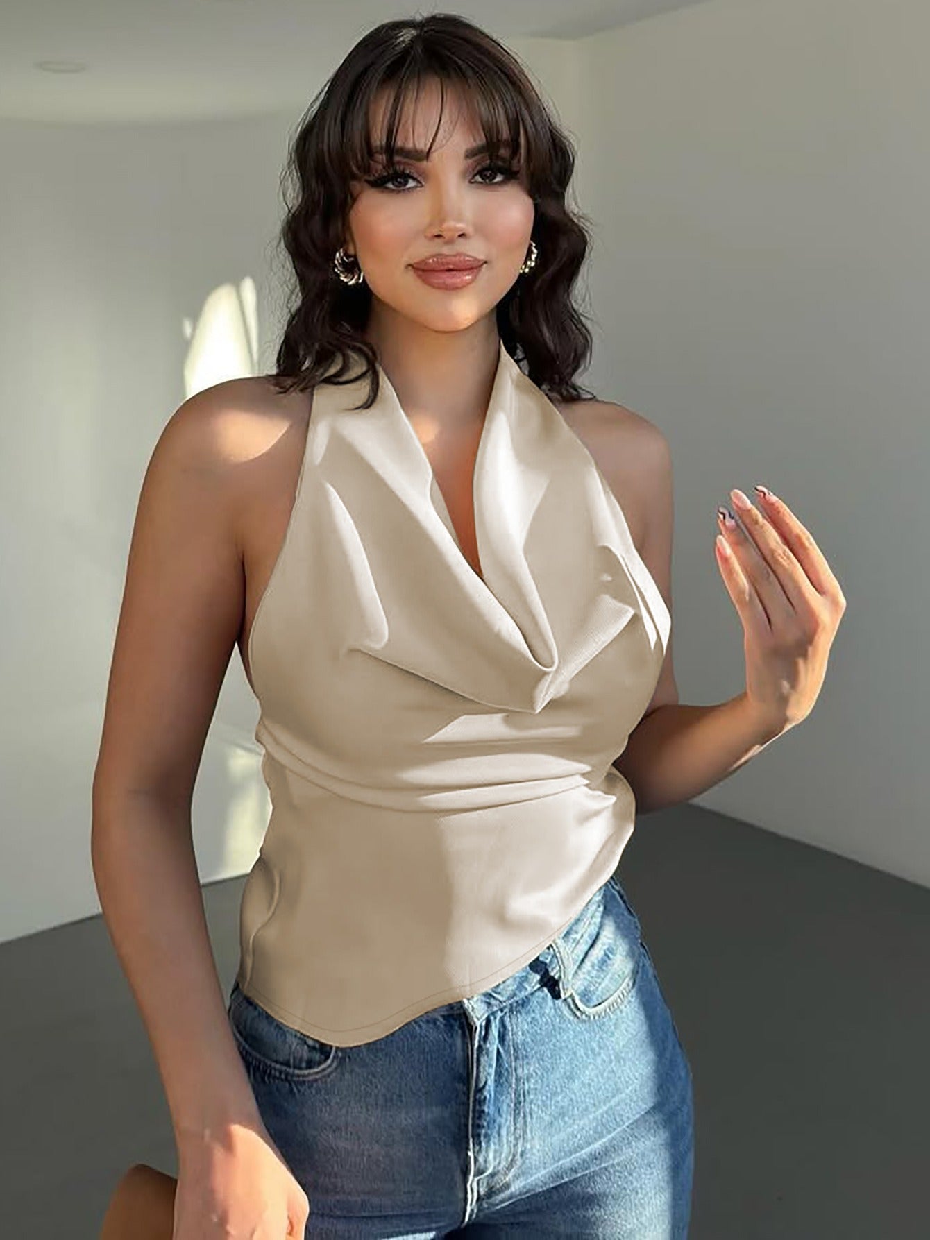 Backless Fit Bandeau Top