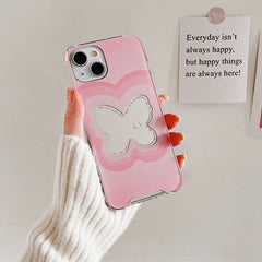 Pink Butterfly iPhone Case