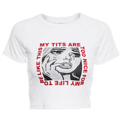 Too Nice Crop Tee