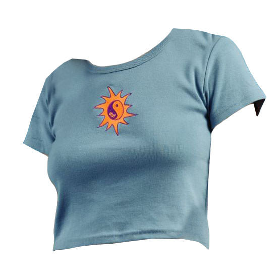 Ying Yang Ribbed Tee