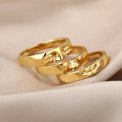 Abstract Face Ring