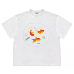 Aesthetic Goldfish Graphic T-Shirt