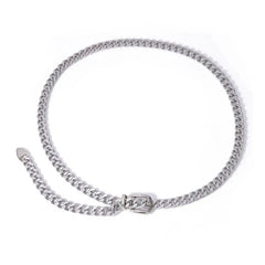 Chunky Buckle Chain Belt
