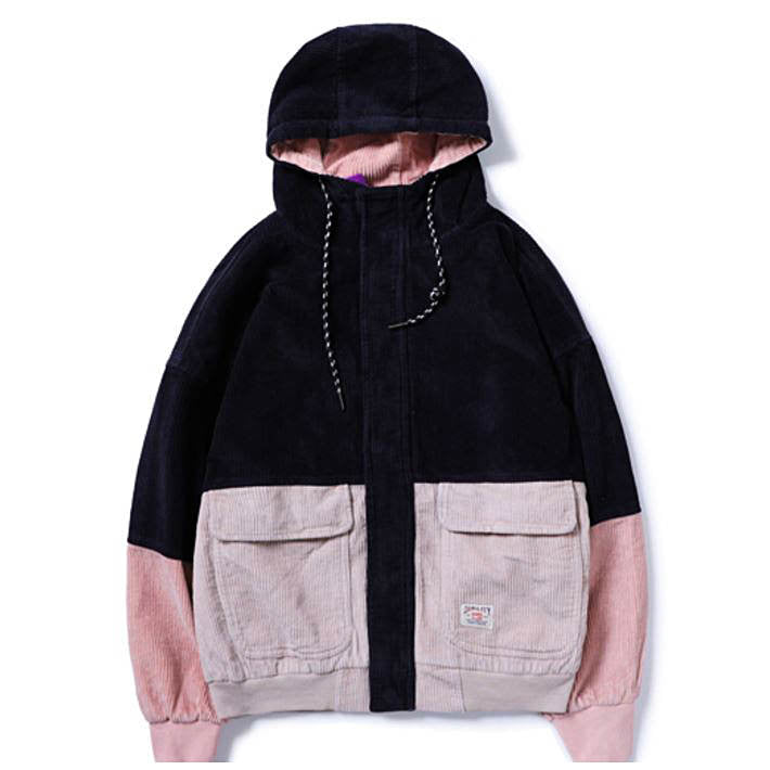 90s Kids Corduroy Hooded Jacket
