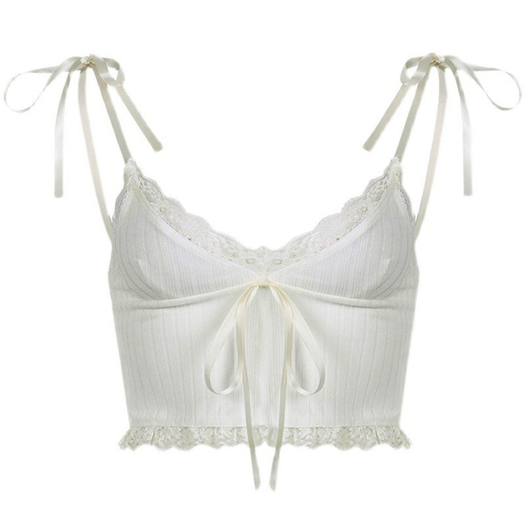 Hopeless Romantic Lace Tie Top