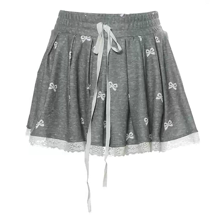 Coquette Girl Bow Top & Mini Skirt Co-Ord