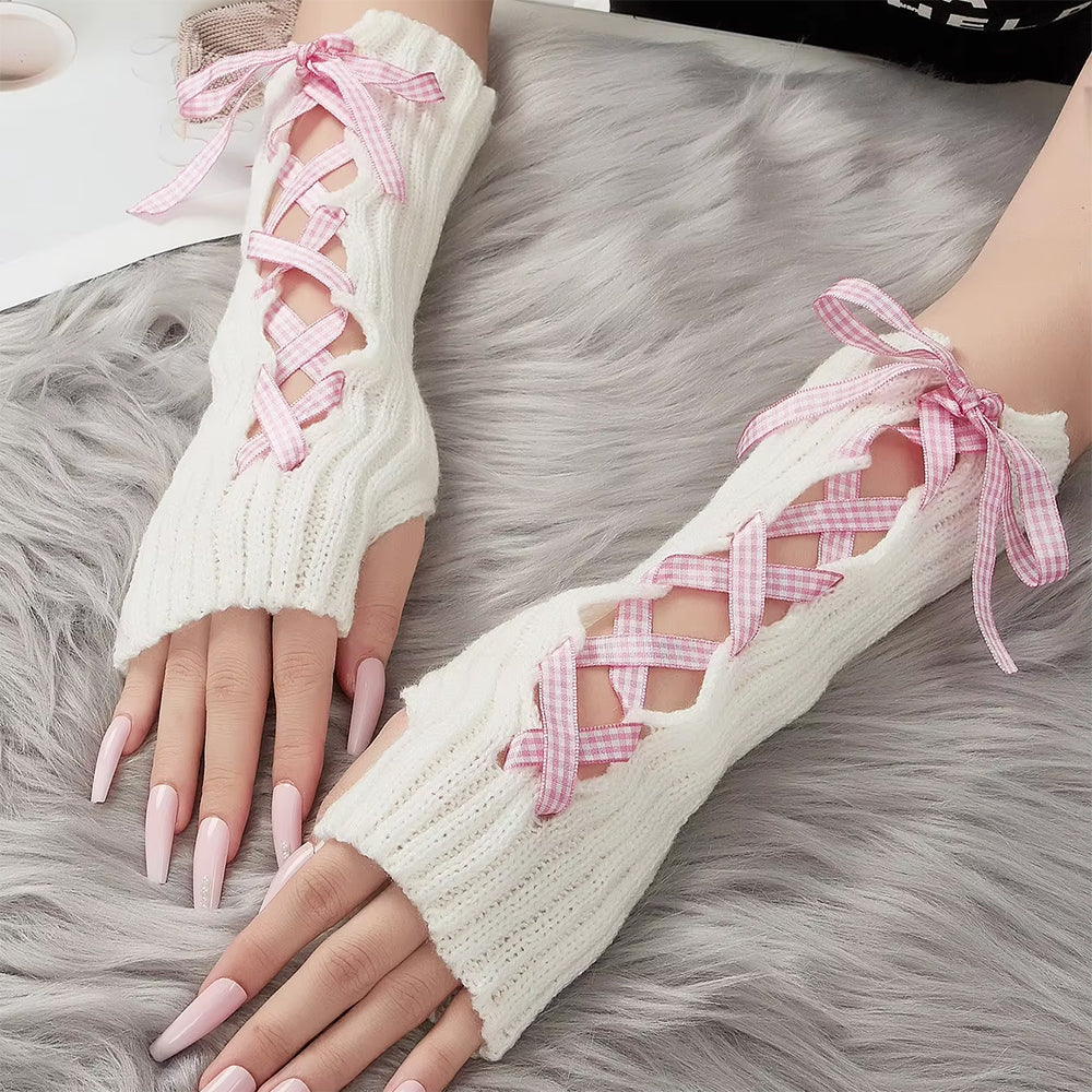 Arm Boo Coquette Ribbon Arm Warmers – OBEEY