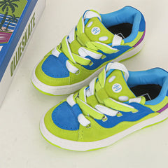 Pop Color Skater Sneakers