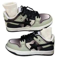 Shooting Star Sneakers in Gradient Grey