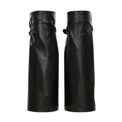 Grunge Leather Leg Warmers