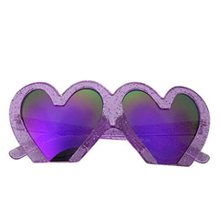 Glitter Heart Shaped Glasses