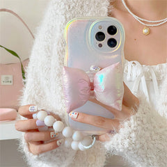 Holographic Bow iPhone Case