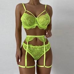 Lace Sexy Strapping Lingerie Set