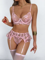 Sexy Lace 3 Piece Sexy Lingerie Set