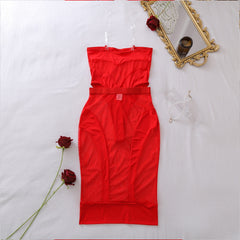 PRE ORDER - Lace up front high waist vintage skirt