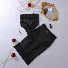 PRE ORDER - Lace up front high waist vintage skirt