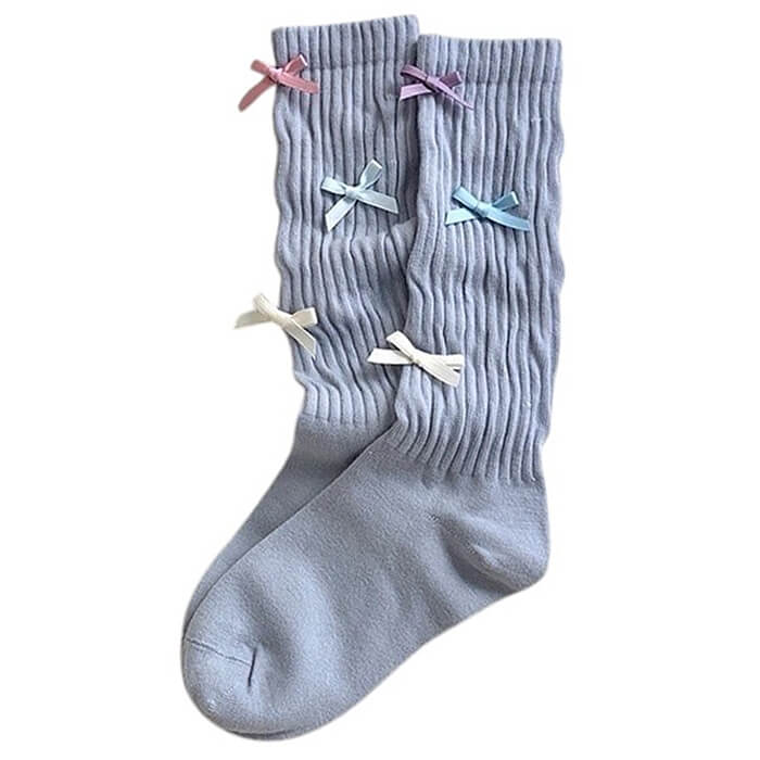 Sweet Dress Code Bow Socks