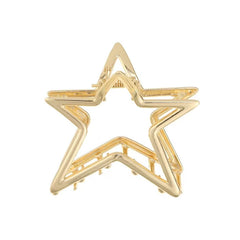 Metallic Star Hair Claw