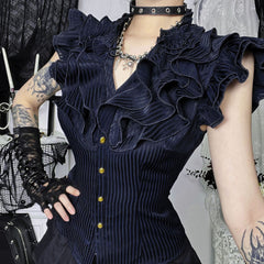 v-neck shirt top