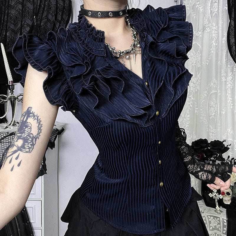 v-neck shirt top