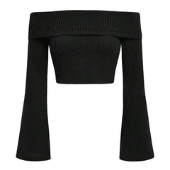 Cozy Days Off Shoulder Knit Top