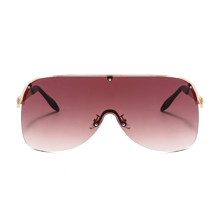 Oversized Visor Sunglasses