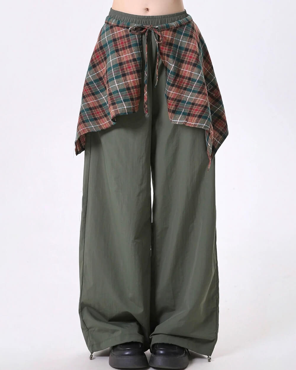 Soft Girl Aesthetic Shirt-Tied Pants