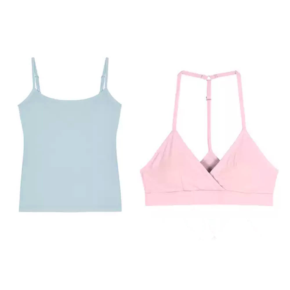 Soft Girl Bra & Tank Top Set