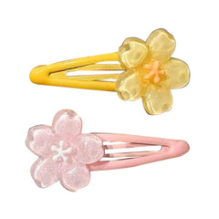 Pastel Flower Hair Clip