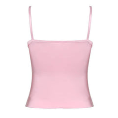 Coquette Girl Pink Bow Lace Top