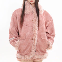 Campus Queen Fur Trim Jacket
