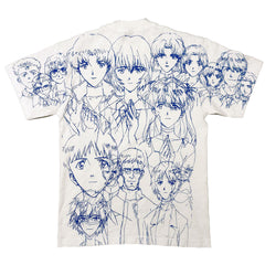Sketch Anime Print T-Shirt